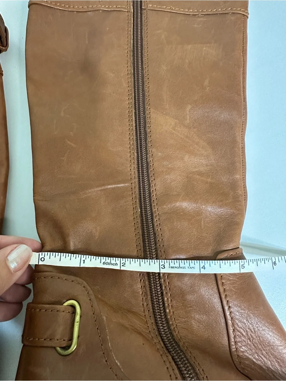 Bandolino Cognac Brown Over-The-Knee Riding Boots